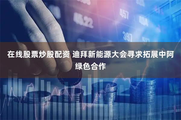 在线股票炒股配资 迪拜新能源大会寻求拓展中阿绿色合作